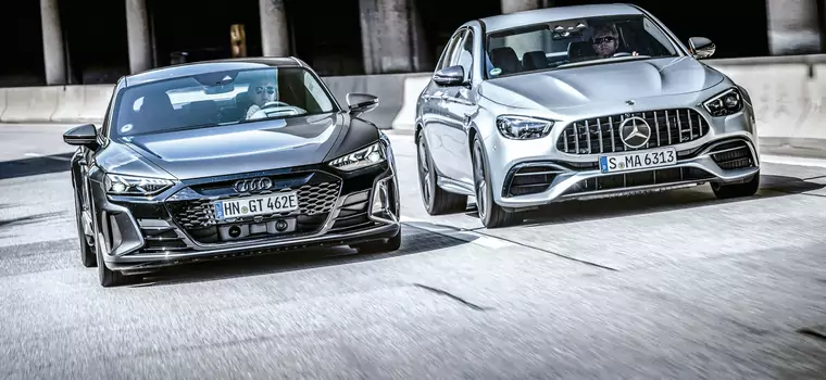 Audi RS e-tron GT i Mercedes-AMG E 63 S 4Matic+  – cisza elektryka kontra ryk V8