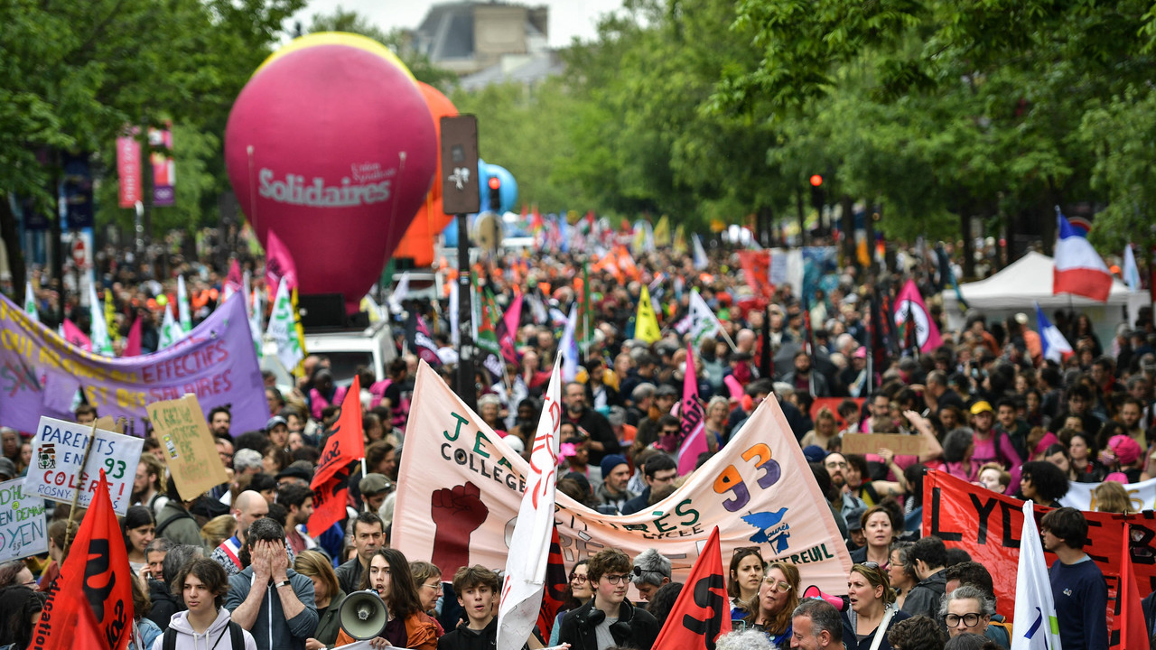 Manifestacja pierwszomajowa w Paryżu. Zatrzymano kilkadziesiąt osób