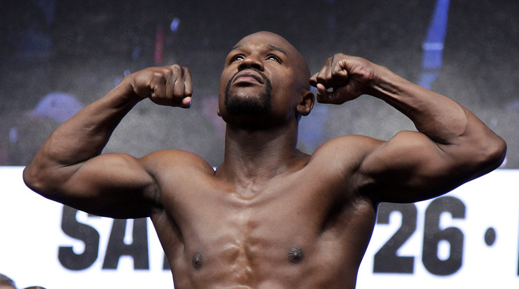 Mayweather nemcsak kőkemény, hanem kőgazdag is / Fotó: AFP