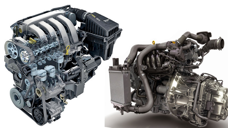 Nissan/Renault/Dacia: 1.6/75-135 KM (po prawej) czy 1.6T/161-215 KM (po lewej)