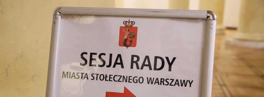 Sesja Rady Miasta Warszawy
