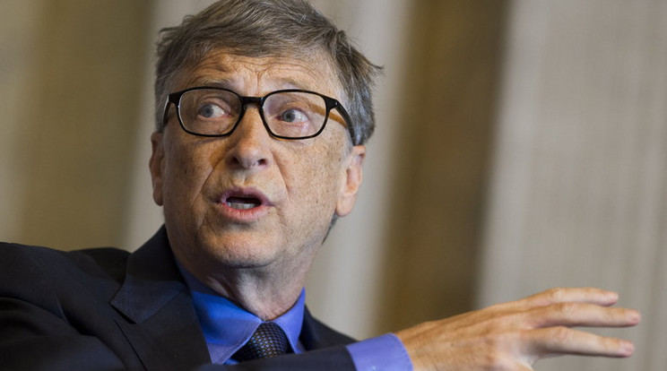 Bill Gates szerint veszélybe sodorjuk magunkat azzal, hogy nem veszünk tudomást az egészségügyi és a globális biztonság közötti kapcsolatról /Fotó: AFP