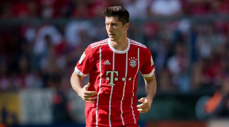 Kifakadt saját csapattársaira Robert Lewandowski /Fotó: AFP