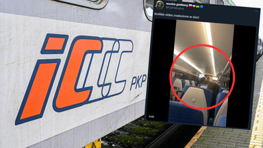 Pseudokibice pobili pasażera w pociągu PKP Intercity. Brutalne nagranie