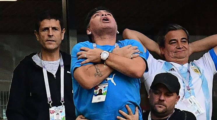 Maradona így hálálkodott az égieknek Messi vezető gólja után