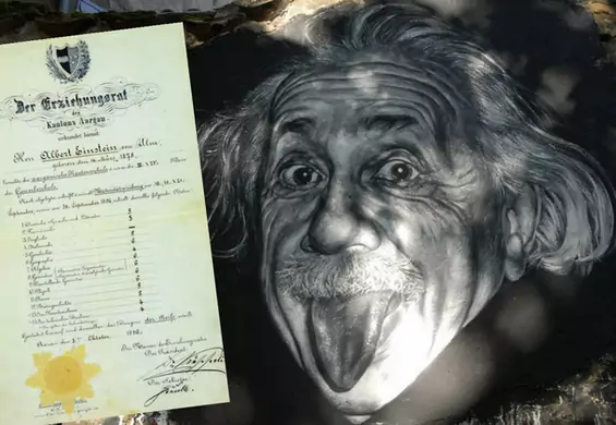 Dyplom maturalny Einsteina przypomina polskie świadectwa. Porównaj swoje oceny z geniuszem