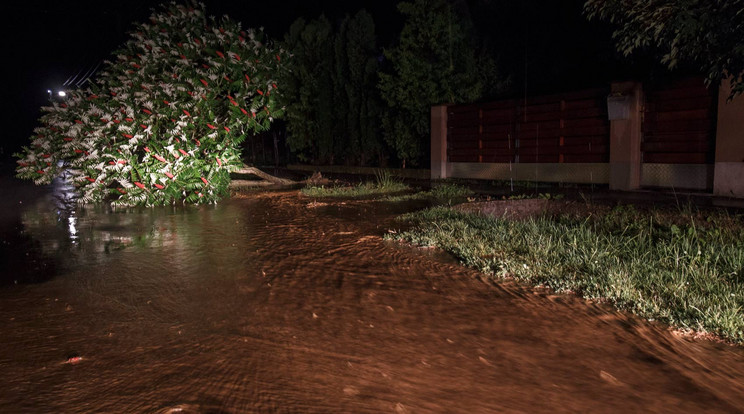 Hatalmas károkat okozott a vihar Zala megyében is a fotó Gelsén készült / MTI Fotó: Varga György
