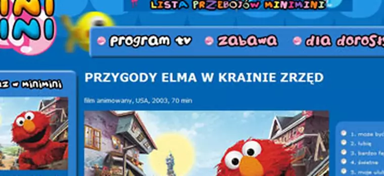 Elmo z Ulicy Sezamkowej w telewizji!