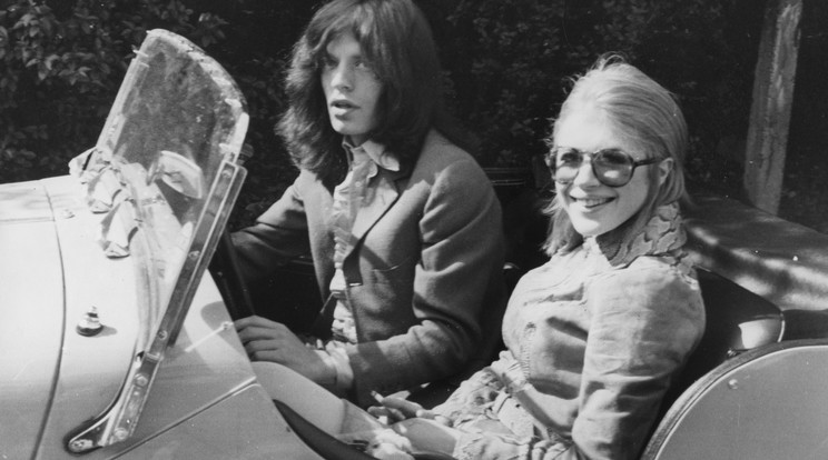 Mick Jagger és Marianne Faithfull hat évig járt együtt, utána a nő teljesen összeomlott, utcára került /Fotó: Northfoto