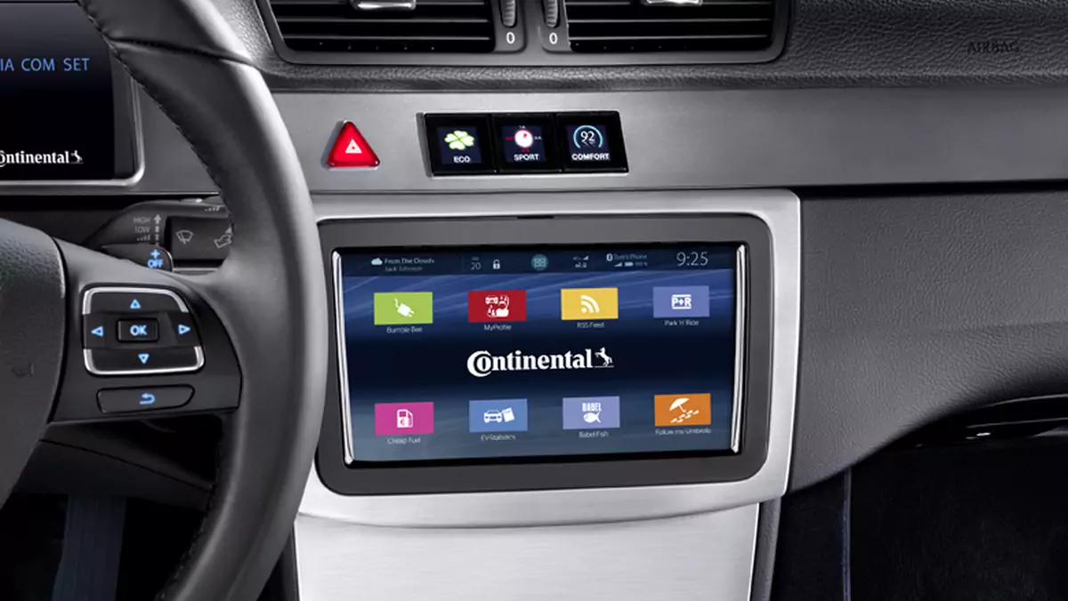 Continental proponuje system multimedialny, który będzie stale podłączony do internetu