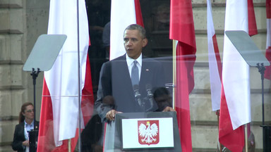Przemówienie Baracka Obamy w Warszawie. Zobacz fragment