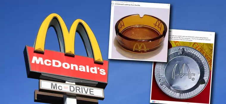 Popielniczki w McDonald's były standardem. Dziś są już tylko na internetowych aukcjach