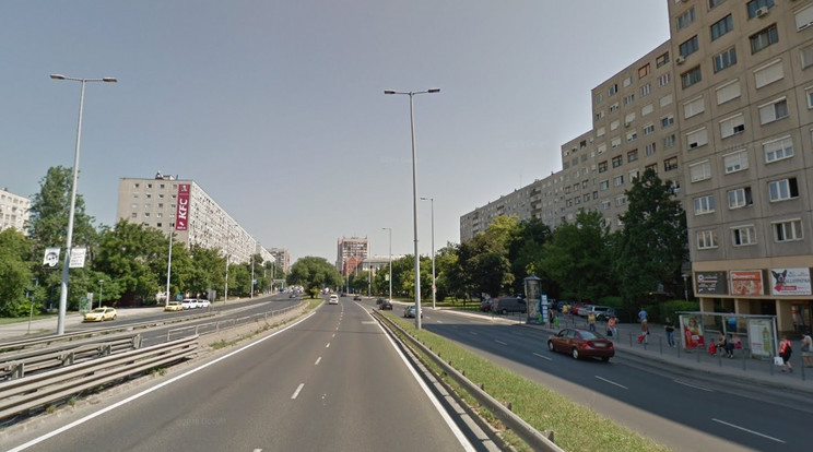 2019 tavaszától nem lesz ilyen üres a Szentendrei út... /Fotó: Google Maps