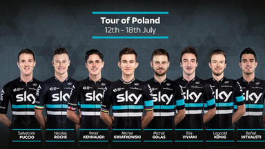 Tour de Pologne: piekielnie mocny skład Sky z Michałem Kwiatkowskim i Michałem Gołasiem
