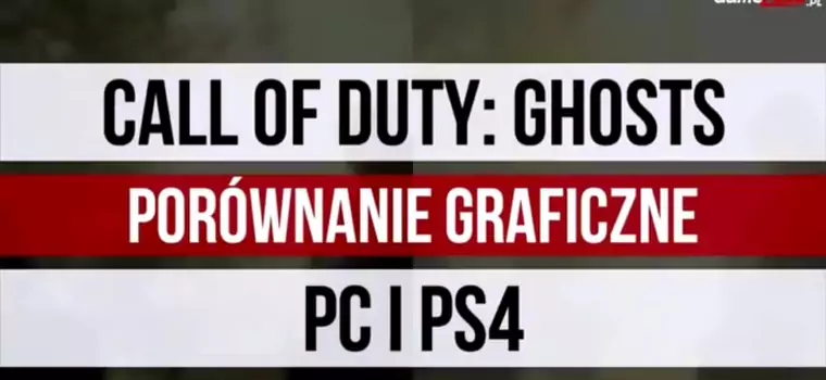 Call of Duty: Ghosts - PC vs PS4