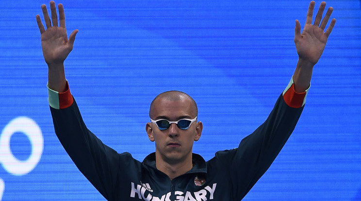 Cseh László két másik úszóval állhat a dobogóra /Fotó: AFP