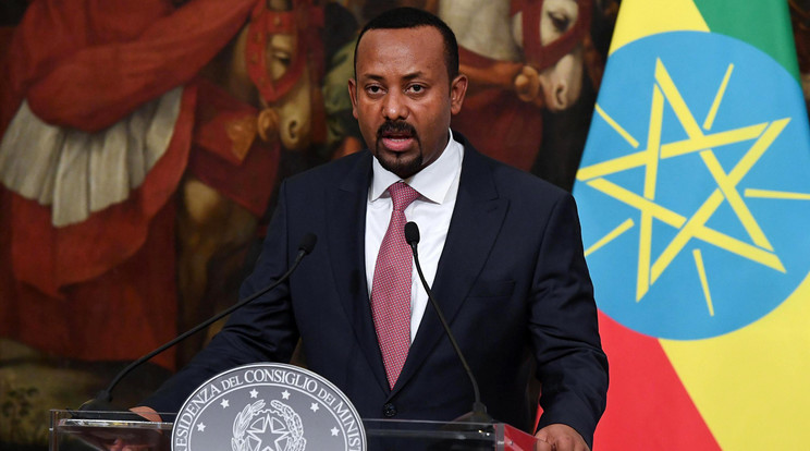Abiy Ahmed Ali, etiópiai miniszterelnök kapta a Nobel-békedíjat / Fotó: MTI EPA