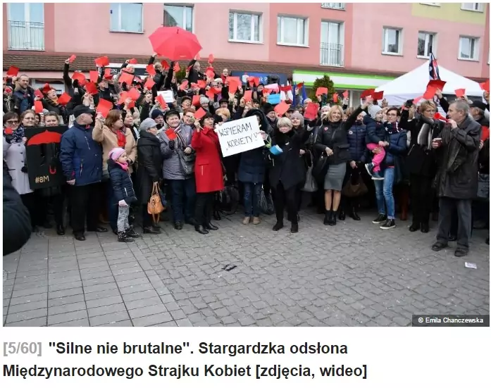 Strajk Kobiet w Stargardzie Gdańskim