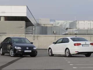 Nowy Volkswagen Jetta podczas polskiej prezentacji modelu.