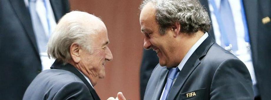 Michel Platini i Sepp Blatter 