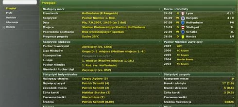 Screen z gry Football Manager 2007