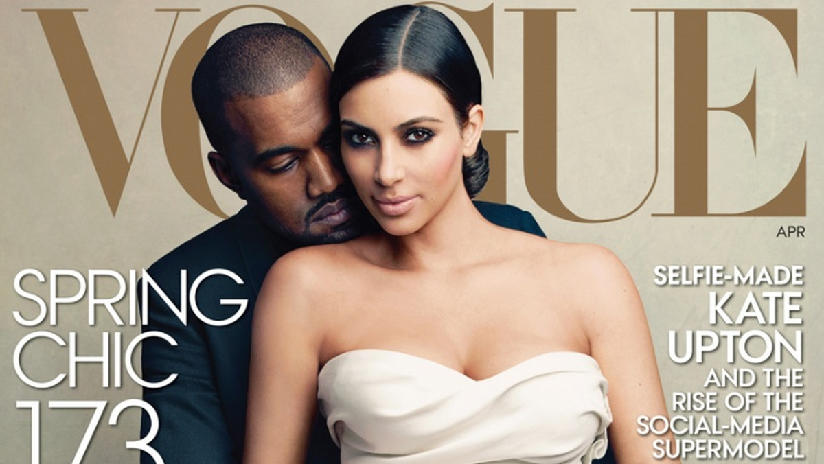 Kim Kardashian i Kanye West pojawili się na okładce magazynu "Vogue".