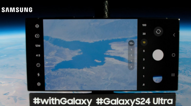 A Samsung Galaxy S24 Ultra olyan képeket lőtt az űrből, hogy el sem hittük / Fotó: Samsung
