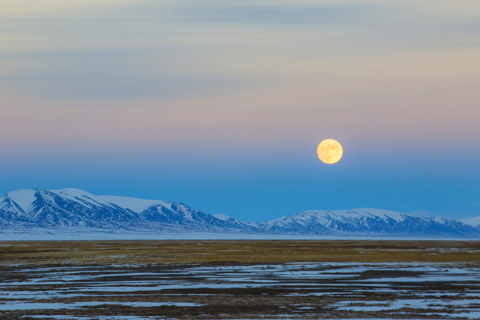 Hoh Xil w prowincji Qinghai, Chiny