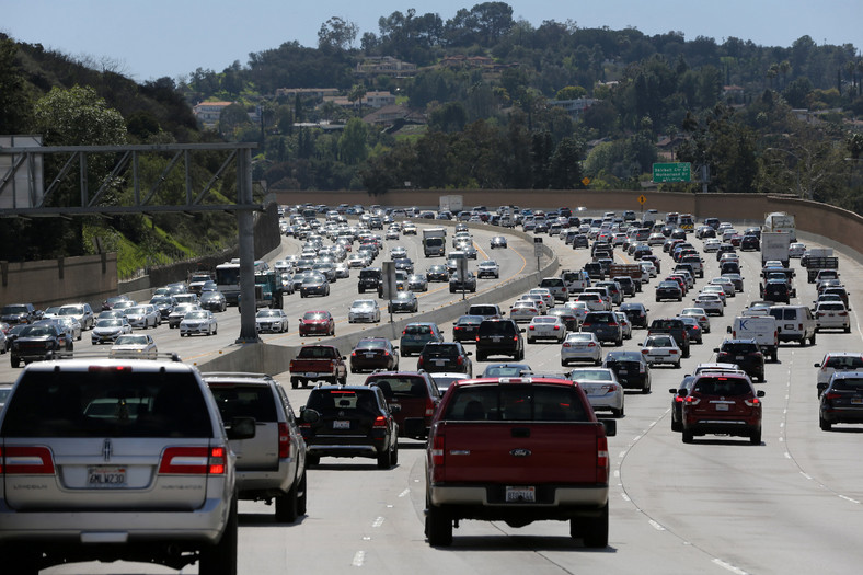 Volkswagenem California po Kalifornii