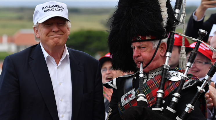 Bukott a skótokkal Donald Trump /Fotó: Europress Getty-Images