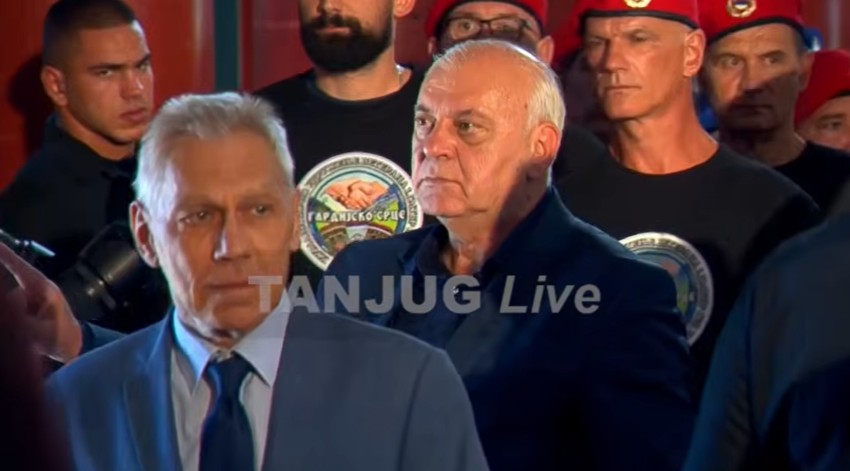 Bocan-Haračenko na sahrani Ratka Mladića 
