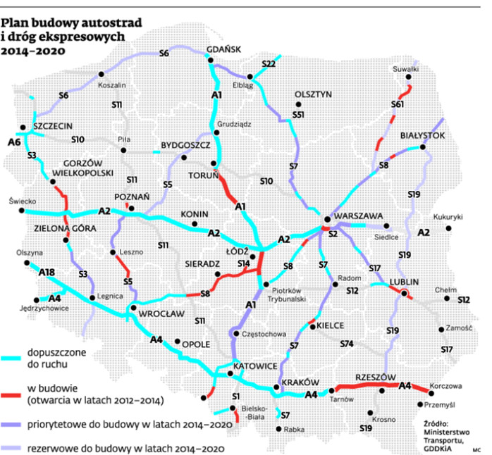 Plan budowy autostrad i dróg ekspresowych