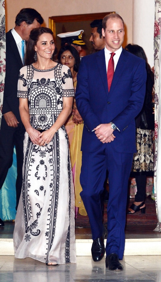 Książę William i księżna Kate z wizytą w Indiach