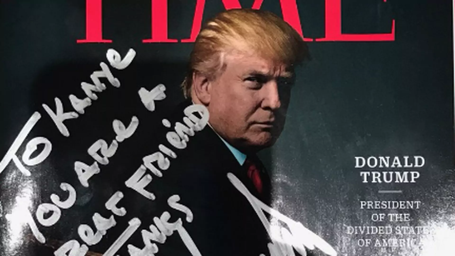 Kanye West dostał autograf od samego Donalda Trumpa