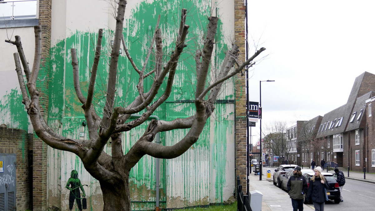 Banksy potwierdza. Nowy mural w Londynie to jego dzieło