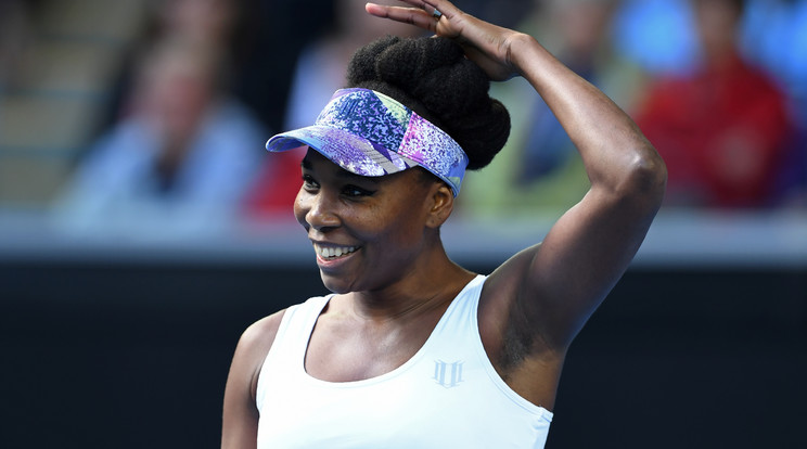 Venus Williamst egyáltalán nem zavarta meg a botrány, simán hozta mérkőzéseit /Fotó: AFP