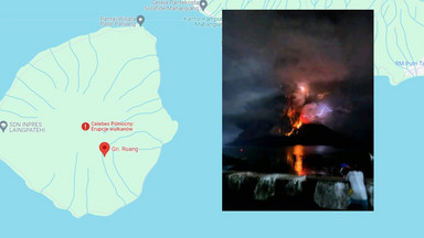 Lotnisko w Indonezji zamknięte. Przyczyną wybuch wulkanu [NAGRANIA, ZDJĘCIA]