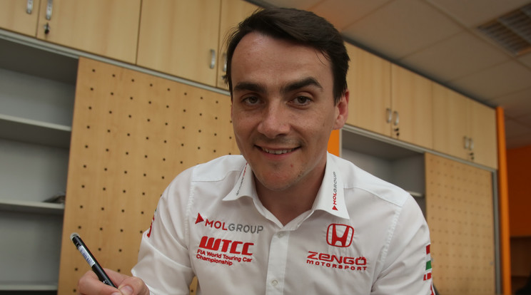 Michelisz Norbert sokat gondolatai nemcsak a versenyzés, hanem már az apaság körül is forognak /Fotó: RAS-archívum