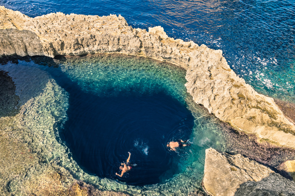 Basen koło Azure Window, Gozo