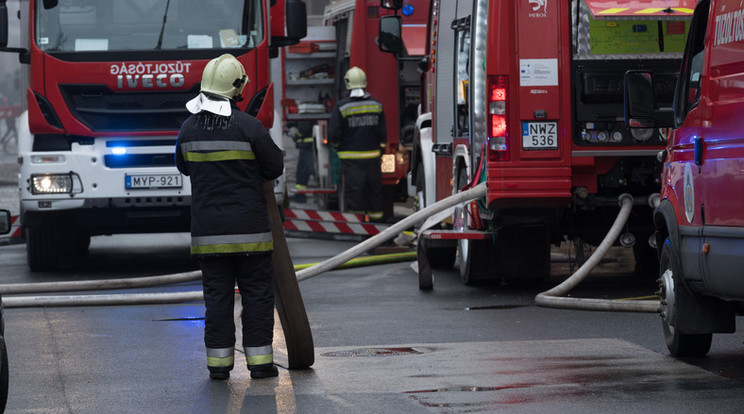Az Egységes Tűzoltó Szakszervezet szerint a tűzoltók jóval kevesebbet keresnek az átlagnál /Fotó: Járai László