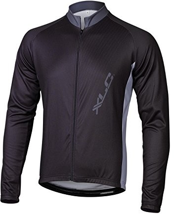 Koszulki rowerowe - XLC mężczyzn je-L03 koszulka z długim rękawem, czarny, S 2510181910 - grafika 1