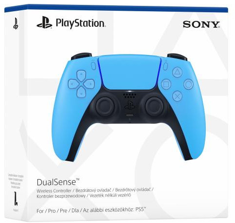 Kontrolery do Playstation - Sony DualSense niebieski - grafika 1