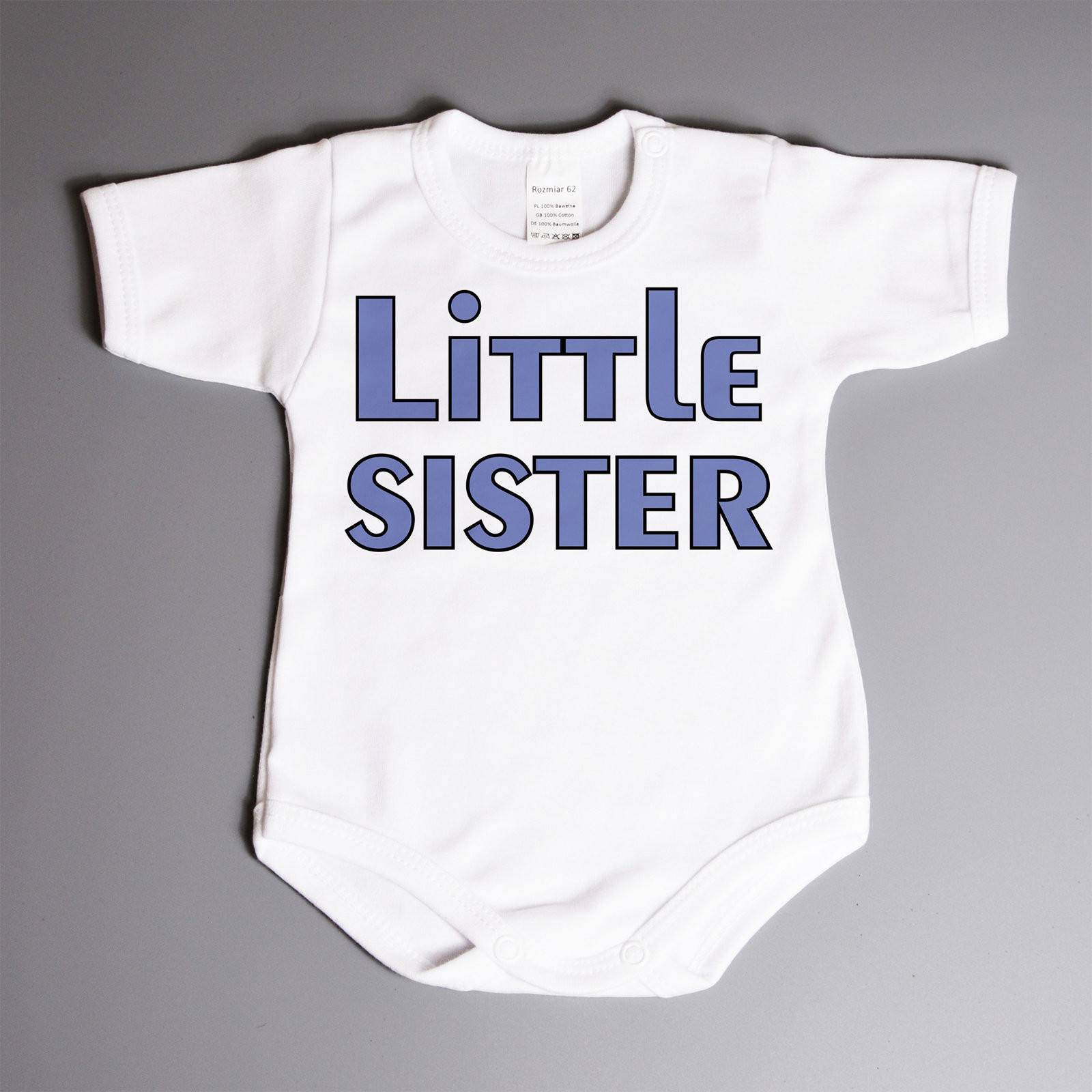Body dla niemowląt - Poczpol Little sister - body niemowlęce 42074-T - grafika 1