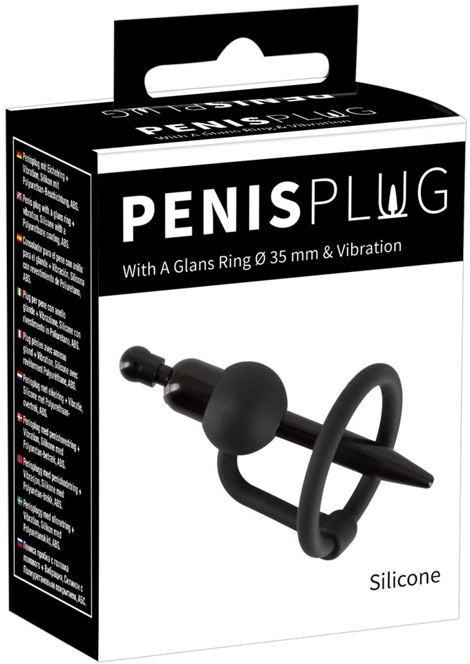 Akcesoria BDSM - f-toys Dilator z klatką na penisa z wibracjami - grafika 1
