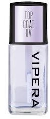 Lakiery do paznokci - Vipera Top Coat UV preparat do utrwalania lakieru 12ml - grafika 1