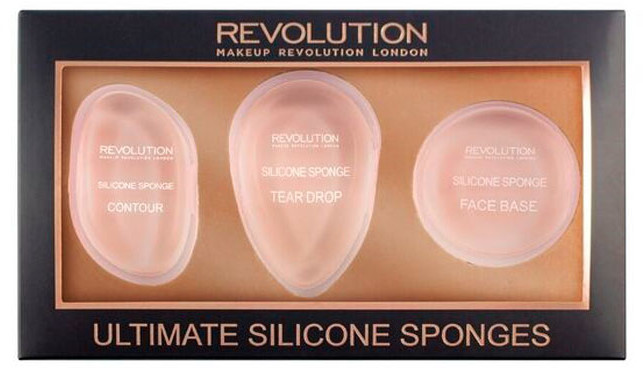 Gąbeczki do makijażu - Makeup Revolution Ultimate Silicone Sponge Set Gąbki do makijażu Makeup Revolution DARMOWA DOSTAWA DO KIOSKU RUCHU OD 24,99ZŁ - grafika 1
