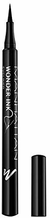 Eyelinery - Manhattan Wonder'ink eyeliner, kolor czarny 001, 1 opakowanie (1 x 12 ml) - grafika 1