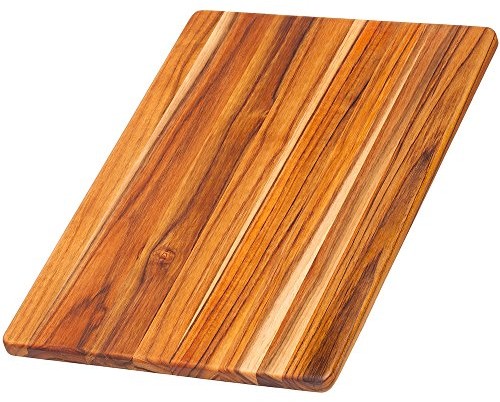 Deski do krojenia - Teak Haus Deska do krojenia domu TH404 40 x 28 x 1,4 cm drewno tekowe brązowy TH404 - grafika 1