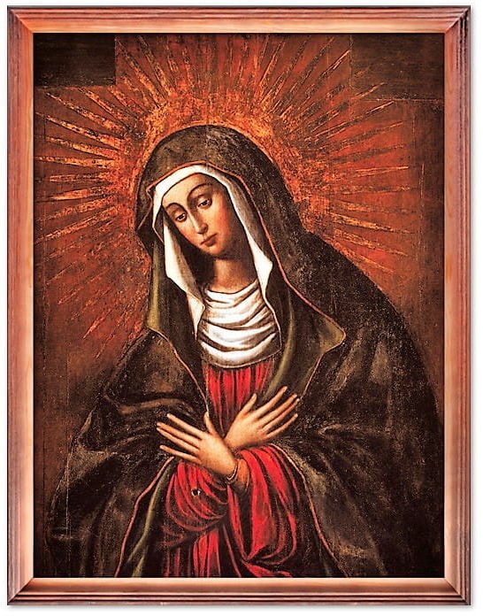 Ikony i obrazy sakralne - Cudowny Obraz Matki Bożej Ostrobramskiej - grafika 1