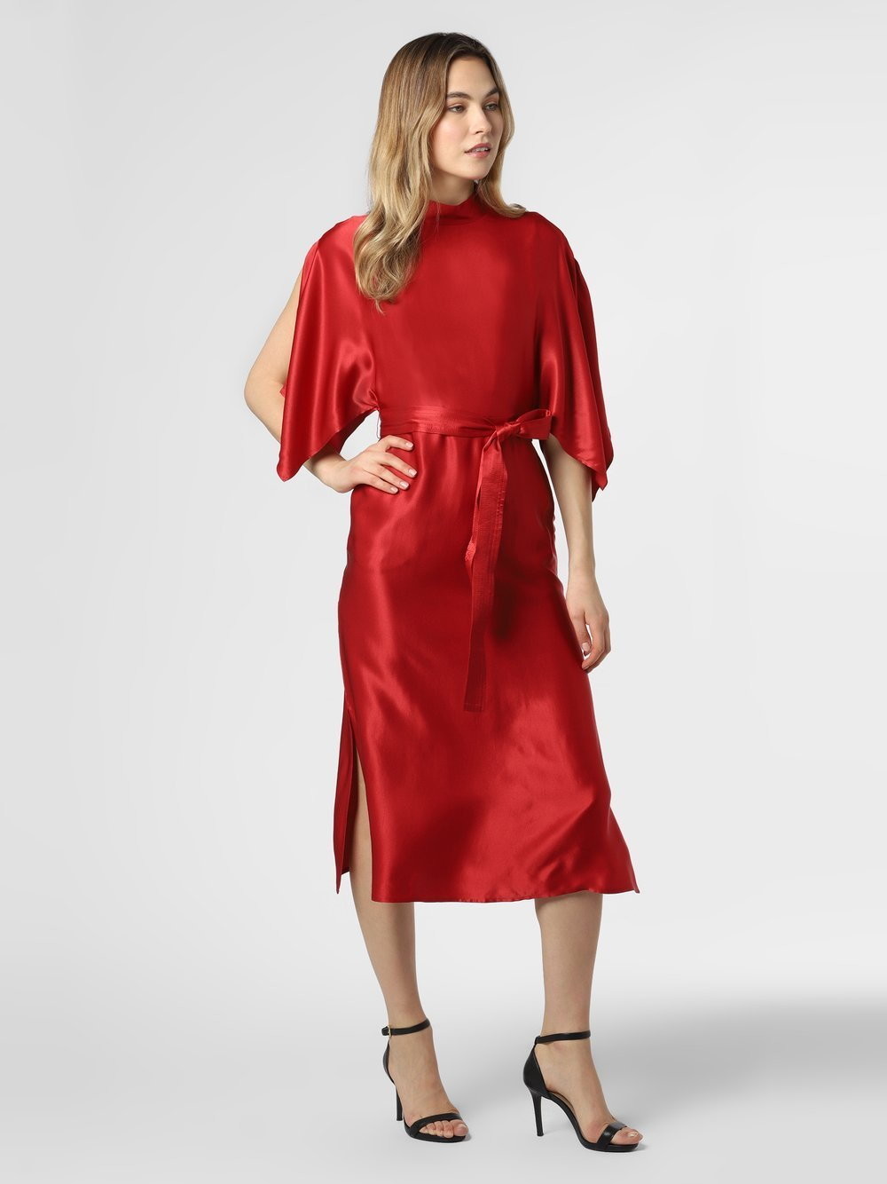 Sukienki - HUGO HUGO - Damska sukienka wieczorowa  Kadesi, czerwony - grafika 1